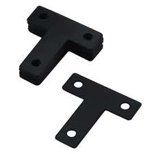 T Tulead T-Shape Corner Brace Flat Corner Brackets Iron Mending Repair Braces...