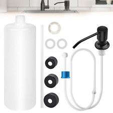 39''Sink Soap Dispenser Kitchen Stainless Steel Hand Liquid Pump Bottle Tube Kit