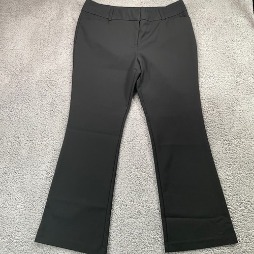 Dress Pants BLACK Wide Leg Size 