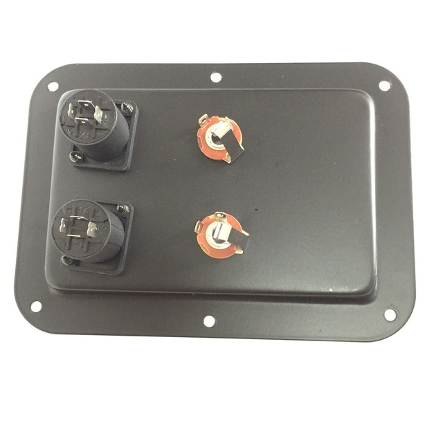 Black Jack Plate Dual Speakon & Dual 1/4" PA/DJ Speaker Replacement
