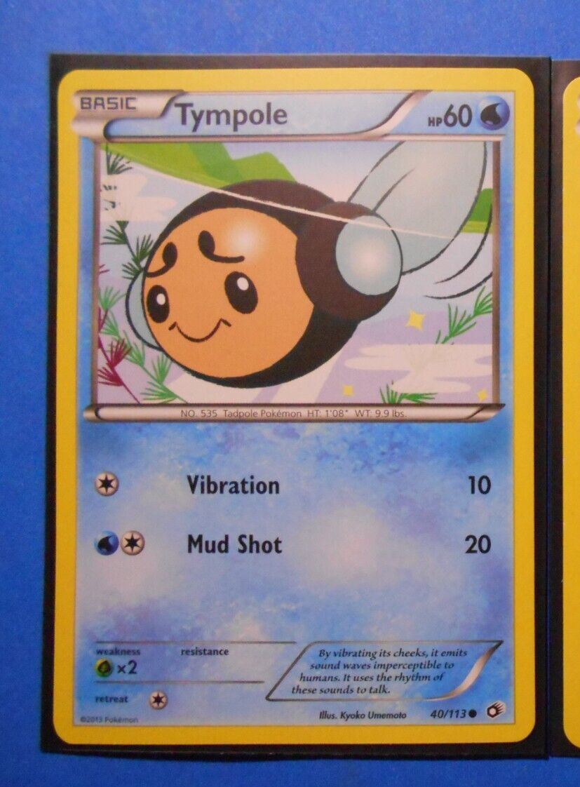 Tympole 40/113 Pokemon card BW Legendary Treasures common NM