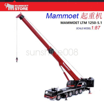 Mammoet LIEBHERR LTM1250-5.1 1:87 Scale Crane Construction Machine Diecast Model