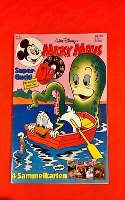Mickey Mouse 1990 Issue No 34
