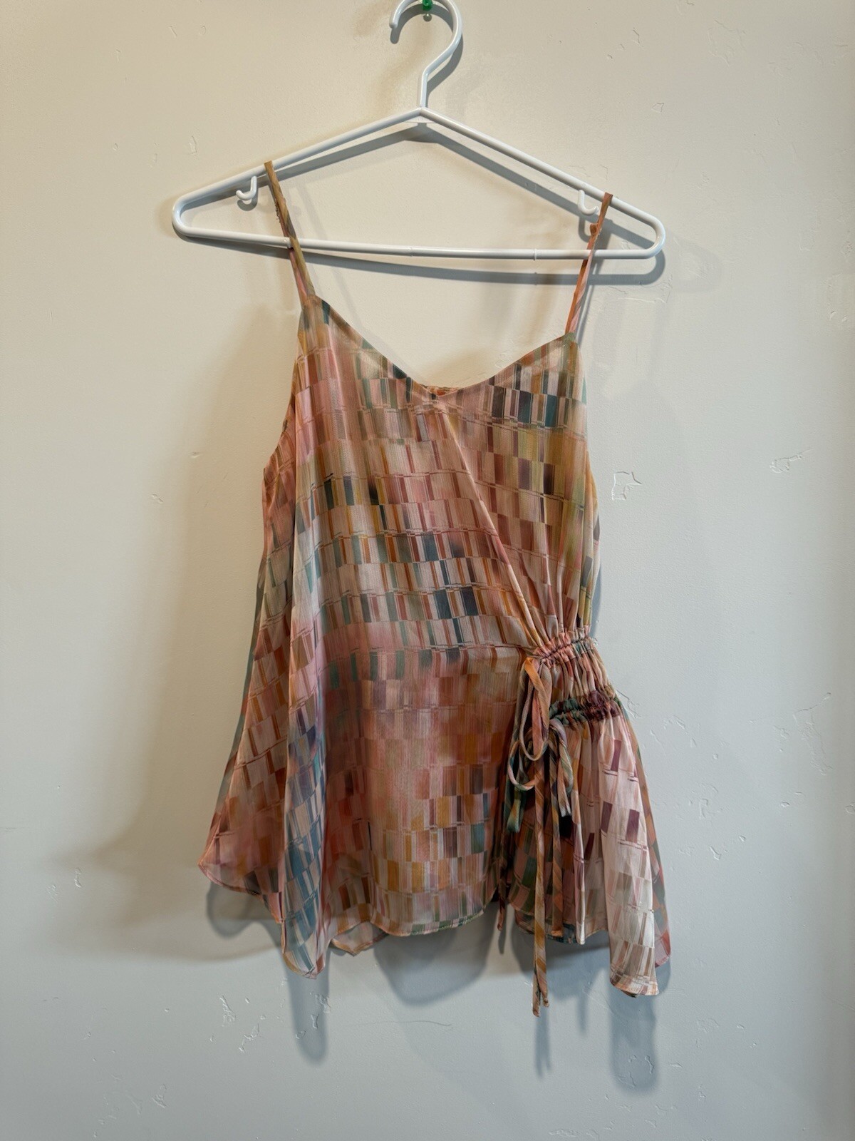 Misa LA Disco Matrix Print Tank Top in XS Size