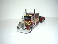 DCP FIRST GEAR 1/64 DARK RED PETERBILT 379 WITH 63" SLEEPER