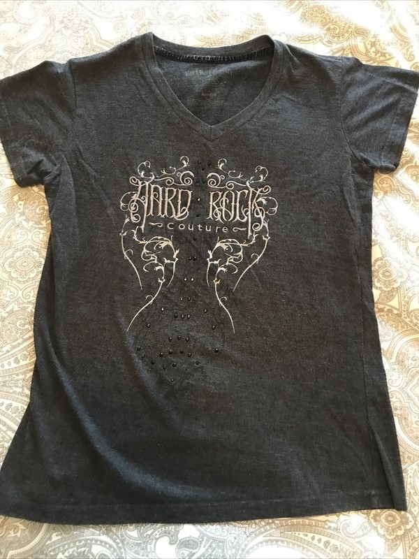 Super Cute Women’s M Black Hard Rock Cafe Couture Shirt Venice Italy