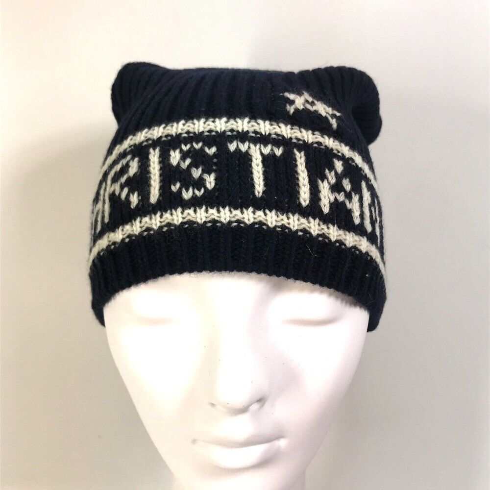 Christian Dior 31NOE714IXGH logo hat Knit hat Wool Christian Dior 31NOE714IXGH logo hat Knit hat Wool