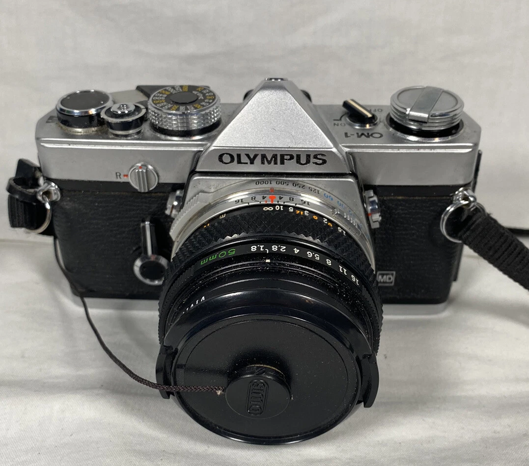 Olympus M-1 SLR 35mm Film Camera w/ 50mm f/1.8 | eBay