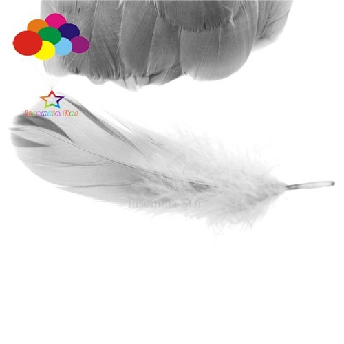 Diy 100 Pcs/Lot Colourful Goose feather 4-7cm 1-2 Inch Stage Props Dream Catcher - Picture 47 of 138