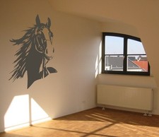 Wandtattoo - Pferde - Pferdekopf - Reitsport - verschiedene Größen u. Farben