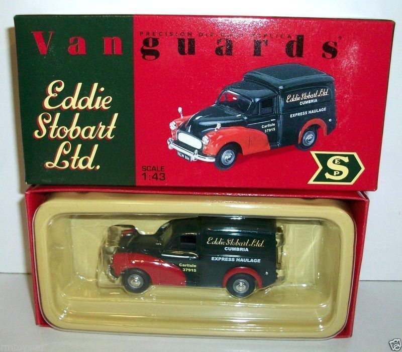 VANGUARDS 1/43 VA01116 EDDIE STOBART MORRIS MINOR VAN | eBay
