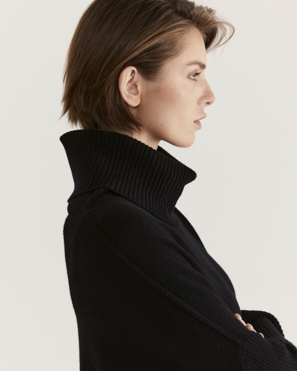 saba claudia roll neck