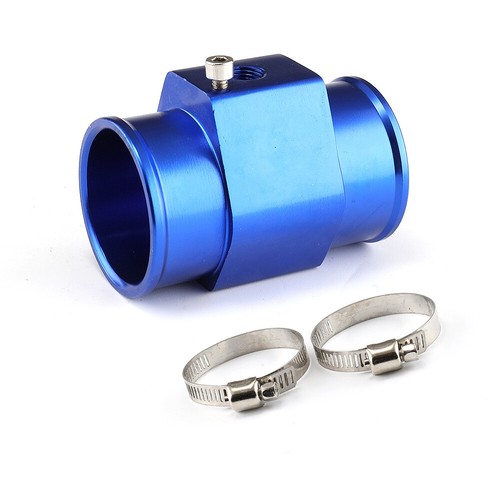 Water Temperature Sensor Adapter Tee Joint Pipe Gauge Coolant Hose Aluminum Blue - Picture 8 of 20