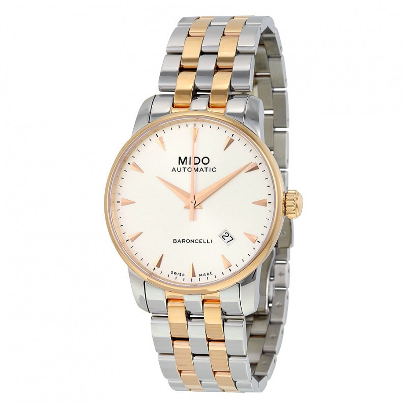 Мужские часы с автоподзаводом Mido M86009111 Baroncelli II диаметром 38 мм