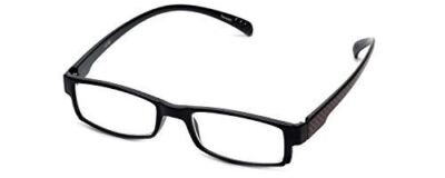 Calabria 762 51 mm Neck Hanging Reading Glasses Black & Orange Stripe +2.50