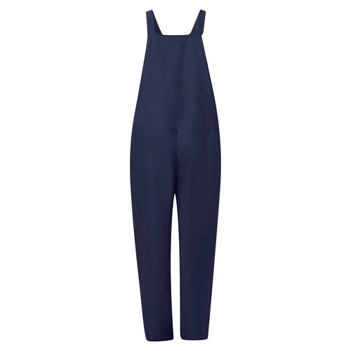 Womens Plus Size Overalls Casual Loose Dungarees Romper Baggy Playsuit Jumpsuit - Bild 10 von 35