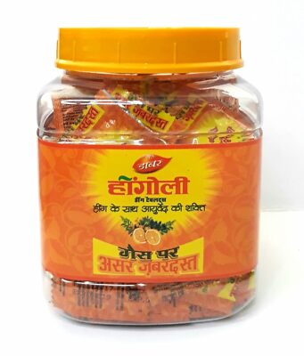 Dabur Hingoli - 120 Sachet Jar (4 Tablets)