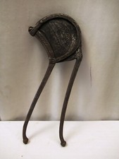 Antico Betel Dado Taglierino Sarota Sudi Mano Forgiato di Ferro Intagliati Large