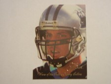 1995 FLEER FLAIR FOOTBALL KERRY COLLINS #3 WAVE OF FUTURE DIE CUT PANTHERS