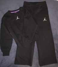 Jordan Sweatsuit Big Kids  Jump Man Logo Icon Size M  Oversized 2-Piece