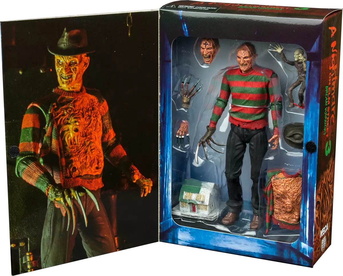 NECA A Nightmare on Elm Street Ultimate Freddy Krueger 7 PVC Action Figure  Box