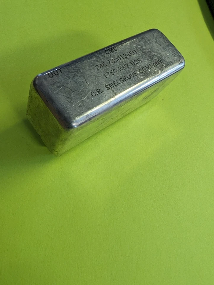 Crystal filter 1.750 Khz (1.7485) USB, Fit: PRC-74, GRC-106