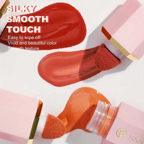 NNETM Long-Lasting Soft Gel-Cream Tint Blush - Smudge-Proof, Natural-Looking, De - Bild 3 von 10