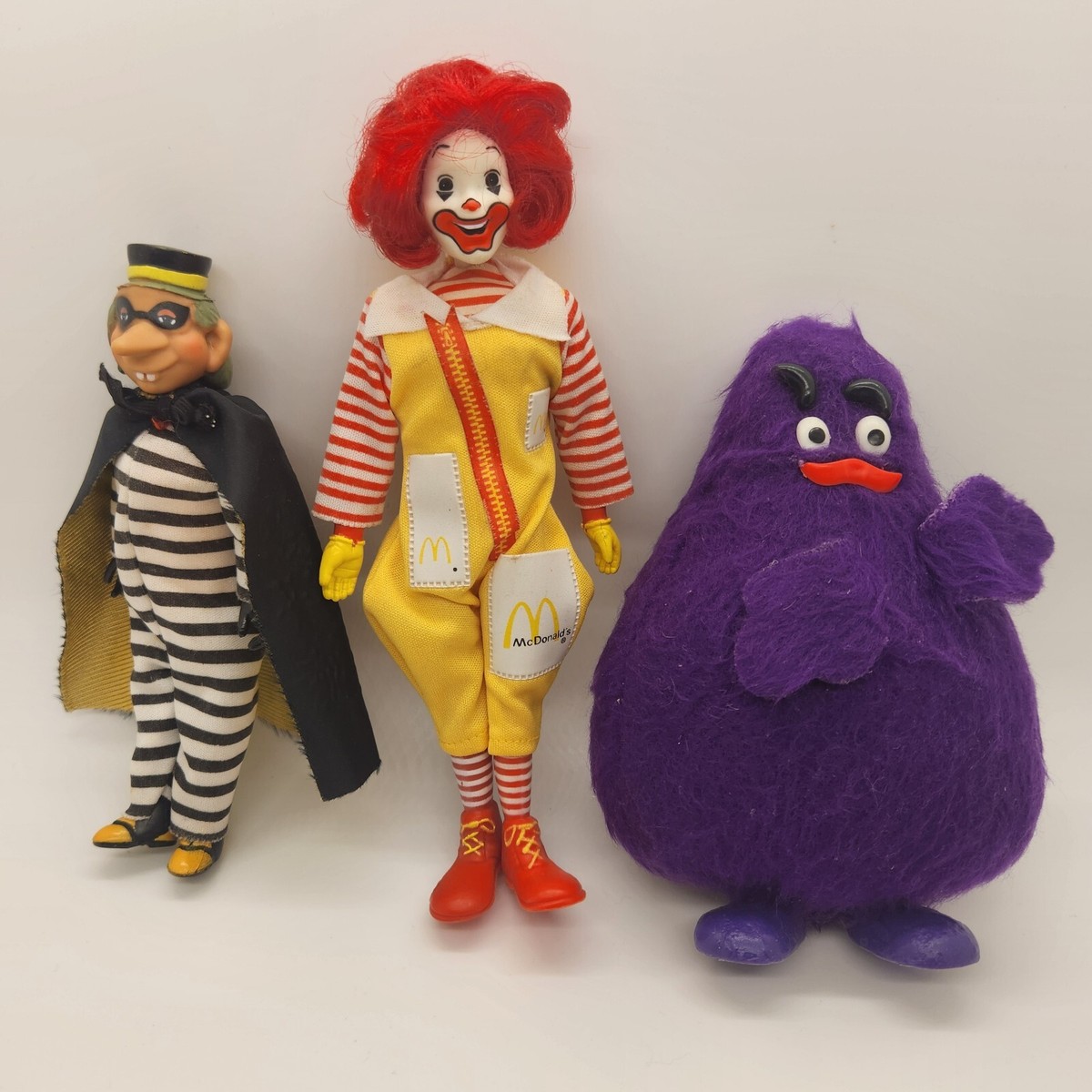 3 Vintage Remco McDonaldland McDonalds 1976 Action Figure 3 Vintage Remco McDonaldland McDonalds 1976 Action Figure