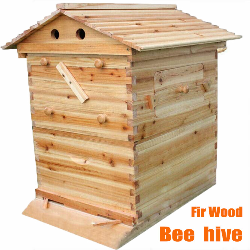 Upgrade 7X Auto Honey Hive Beehive Frames + Beekeeping Brood 2 Layer ...