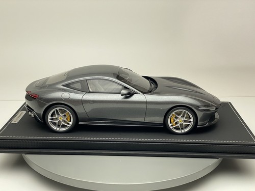 BBR 1/18 P181854 Ferrari Roma 2019 Grigio Titanio (MR AUTOART D&G KYOSHO HH CMC) - Foto 6 di 15