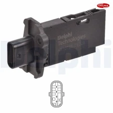 Mass Air Flow Sensor DELPHI AF10738-12B1 For BMW 1 Series 5 Series X1 X3