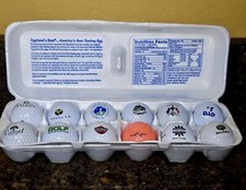 Set of 12 Logo Golf Balls