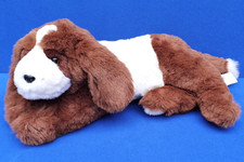 IKEA HUND BERNHARDINER STOFFTIER 50 CM KUSCHELTIER DOG PLÜSCHTIER WEISS BRAUN