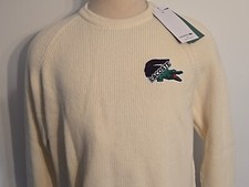 LACOSTE MADE IN FRANCE  MEN'S CREWNECK SWEATER SIZE 6 - XL