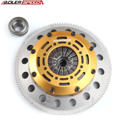 RACE CLUTCH KIT TWIN DISC + FLYWHEEL FOR NISSAN 350Z INFINITI G35 VQ35DE MEDIUM