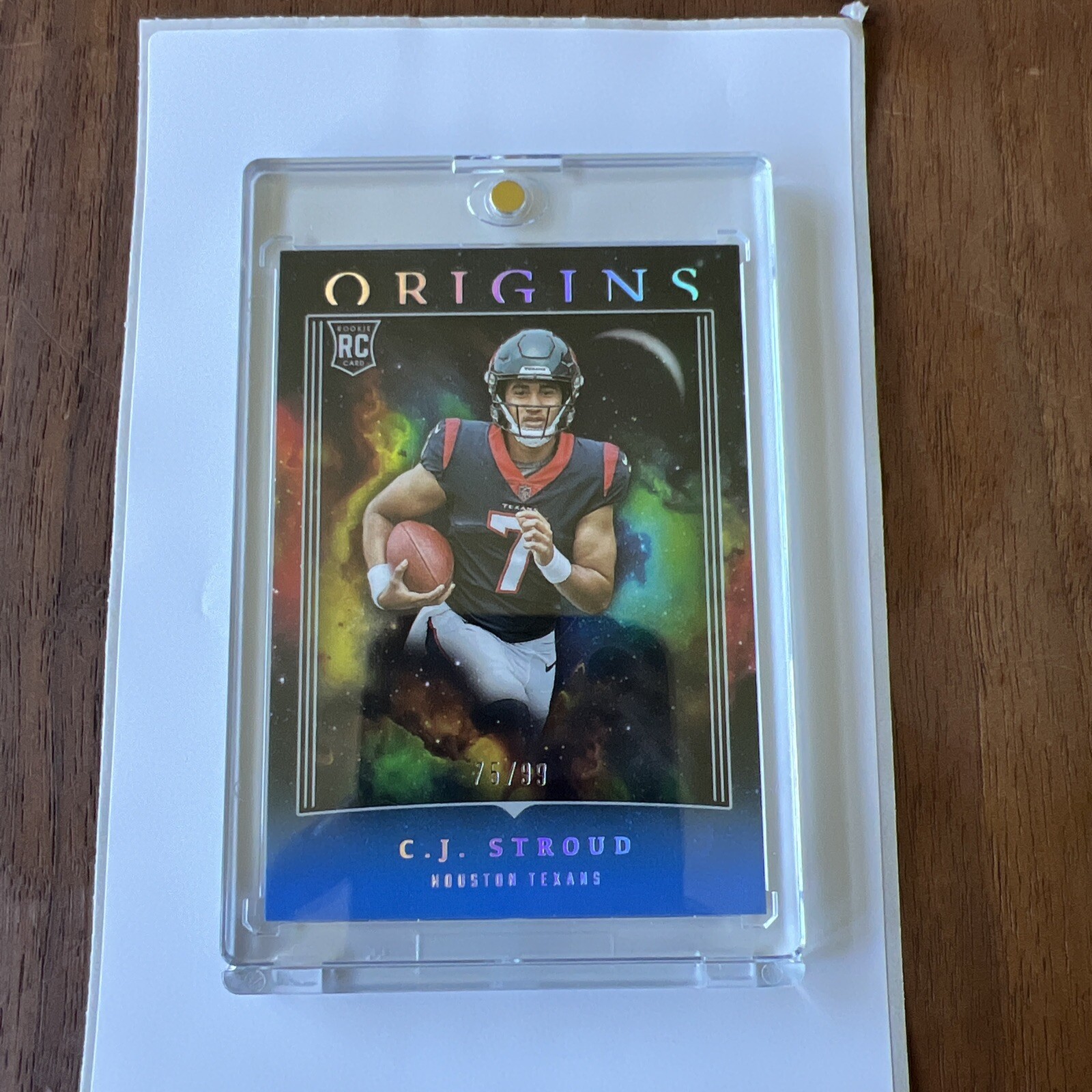 2023 CJ STROUD Panini Origins #35 Blue Parallel Rookie RC Houston Texans #75 /99