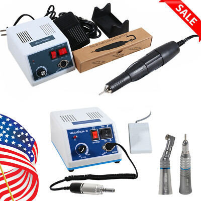 #ad #ad Dental Lab Marathon Electric Micromotor Polisher Contra Angle Straight Handpiece $15.50