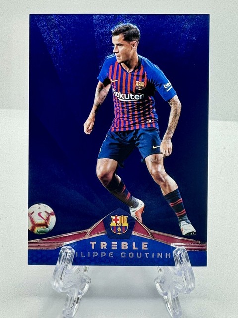 2018-19 Panini Treble Soccer Philippe Coutinho Blur /75 #164 Barcelona 🔵🔥