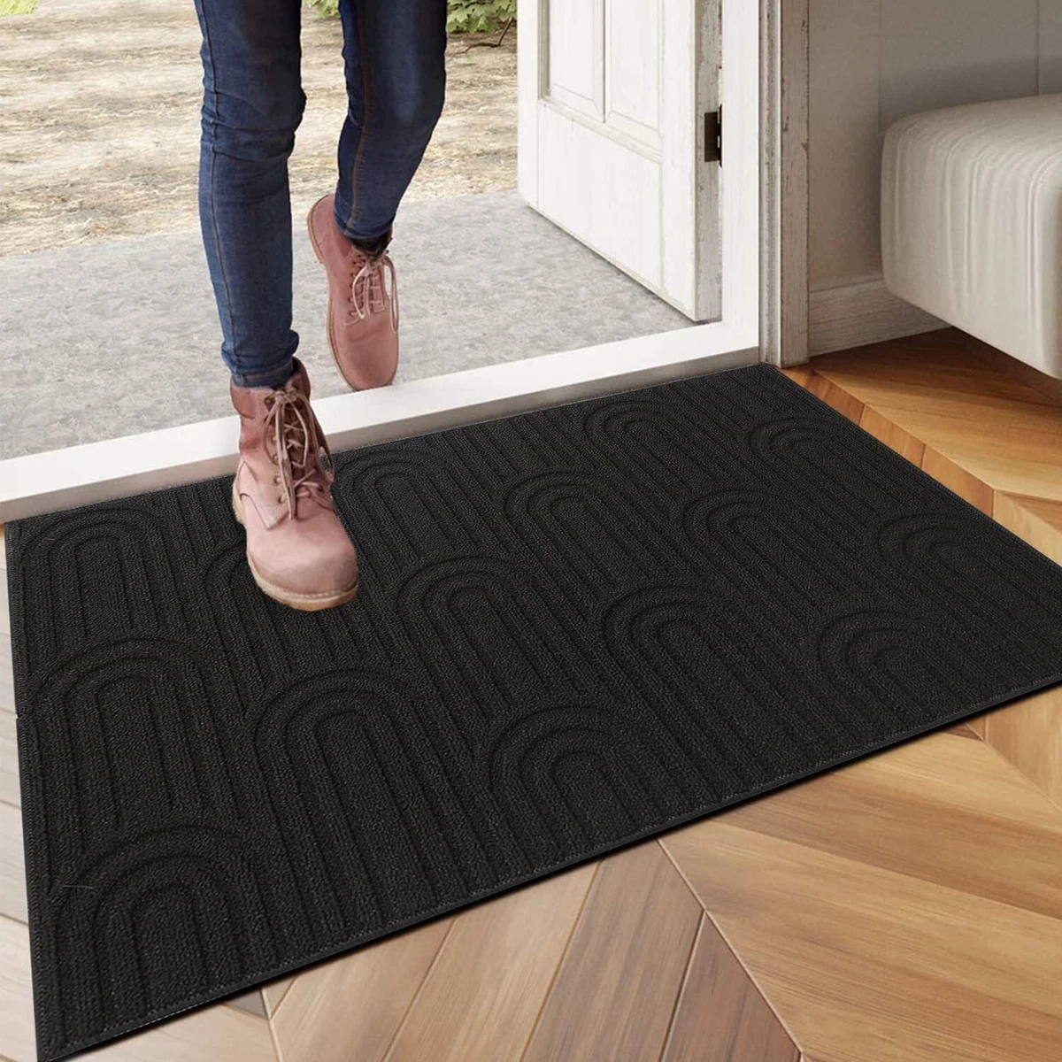 Non slip 2024 front door mats