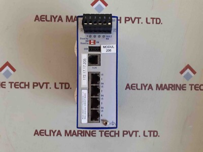 HIRSCHMANN RS20 Rail Switch RS20-0400T1T1TDHEHH04.1.01 18-30 VAC 50/60HZ