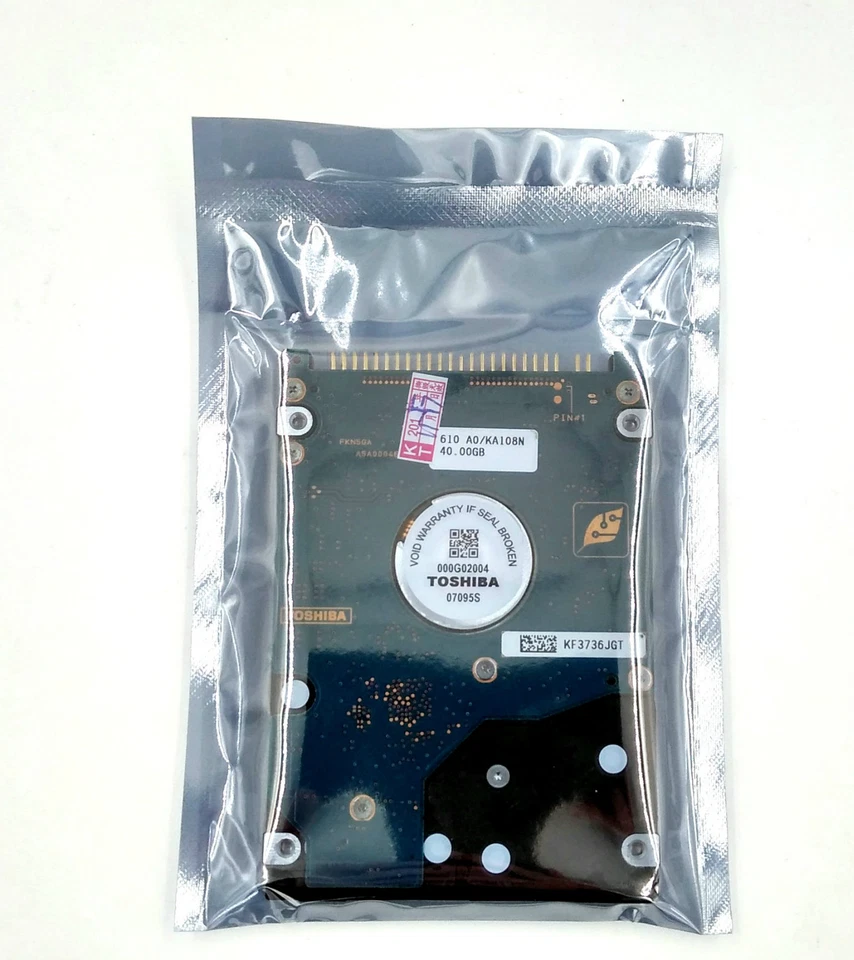 Toshiba MK6034GAX 60 GB 5400 RPM IDE 2.5" Hard Drive - Image 2 of 2