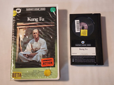 KUNG FU BETA BETAMAX TAPE IN CLAMSHELL DAVID CARRADINE WARNER HOME VIDEO