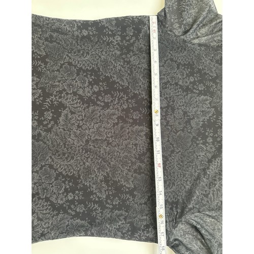 Rafaella Whimsigoth Fairy Grunge Turtleneck Dark Floral Long Sheer Sleeve Top M - Picture 10 of 10