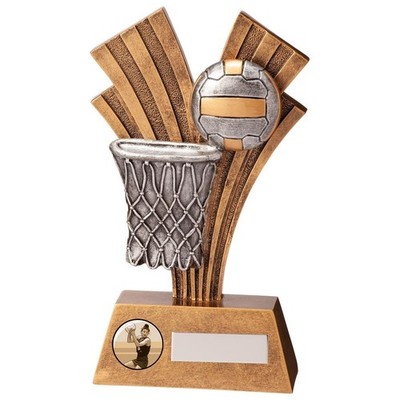 Netball Trophy Resin Award Wettbewerb Gewinner Champions KOSTENLOSE Gravur RF20175
