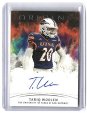 Tariq Woolen 2022 Panini Chronicles Draft Picks Origins Rookie Autographs