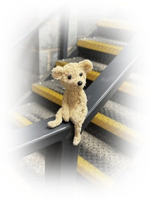 Flexible gewichtete gelenkige OOAK Handarbeit Sammler Teddybär bewegliche Kunstpuppe
