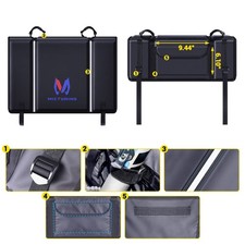 2-Bike Black Tailgate Pad Protector For Pickup Truck Bed Mountain Bike Cover New