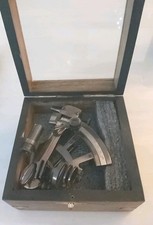 Repreduction 1917 Kelvin and Hughes Sextant with Wooden Box Vintige DISPLAY Item