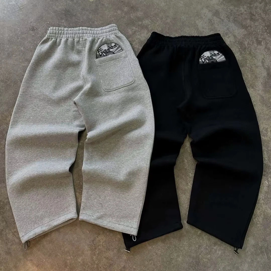 Mens Sweatpants S-XL Black Gray Y2K Baggy Streetwear CD Pocket Pants
Opens in a new window or tab