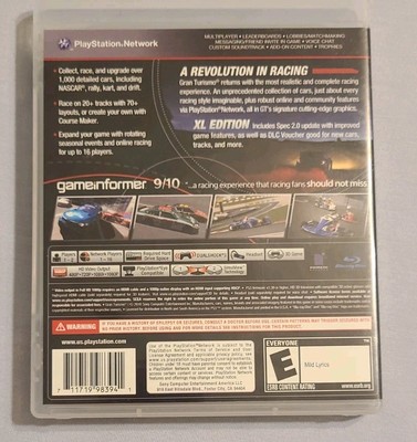 Gran Turismo 5 - XL Edition - Sony PlayStation 3/ CIB/ TESTED AND
